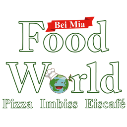 Foodworld bei Mia logo.
